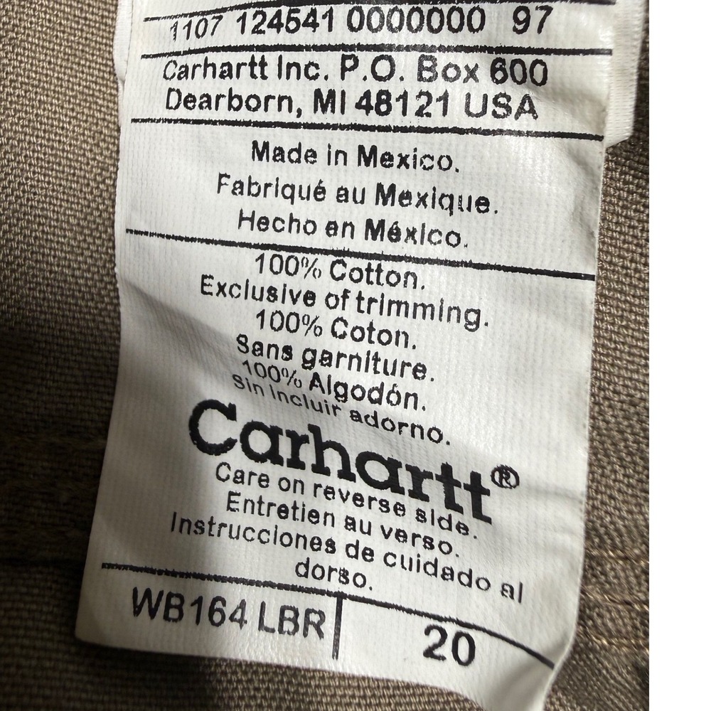 Carhartt Womens Size 20 Sand Cargo Shorts Cotton Workwear Hiking Utility Casual - Picture 7 of 7